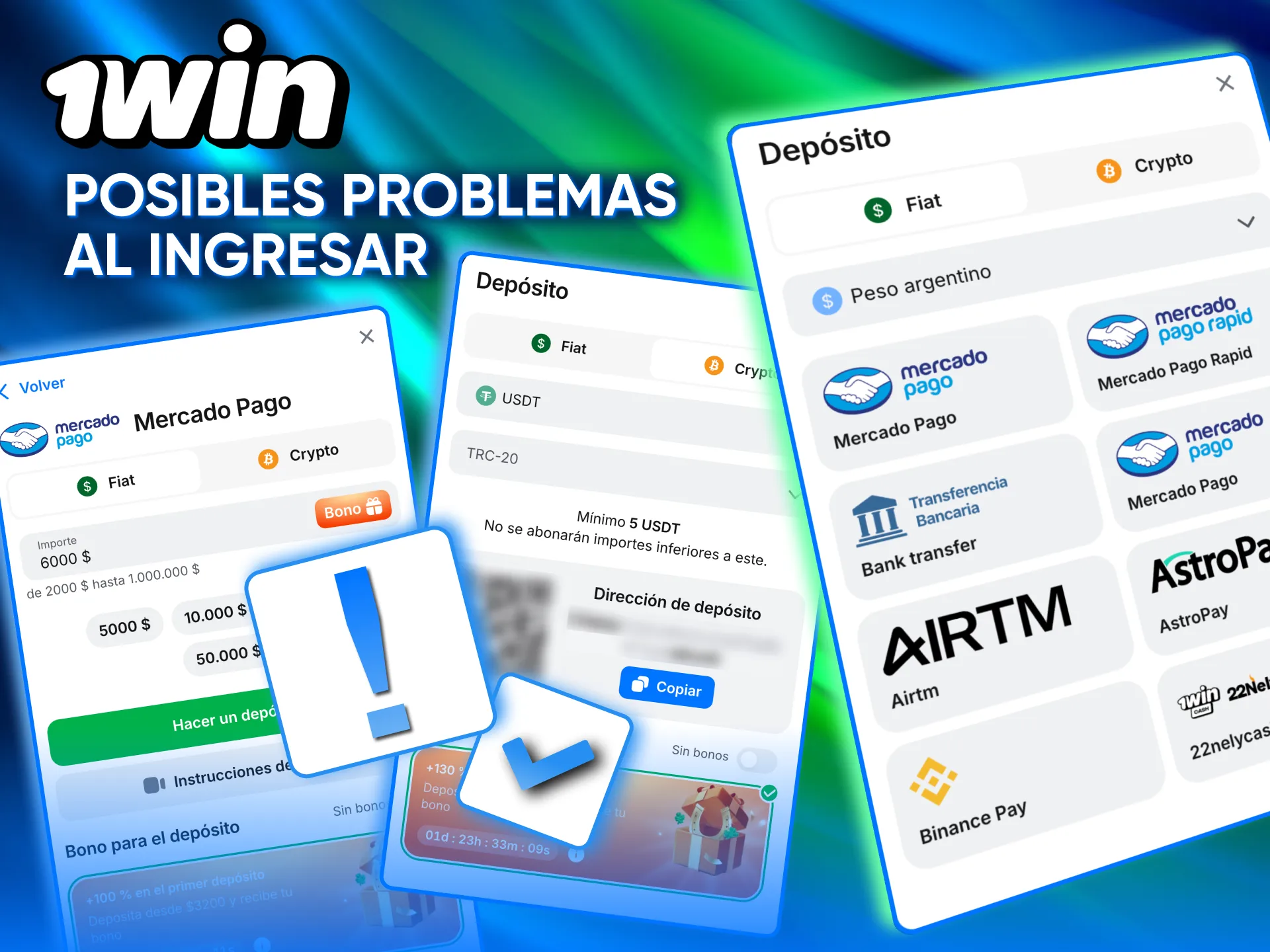 En 1win verifica datos bancarios y límites de transacción para evitar rechazos.